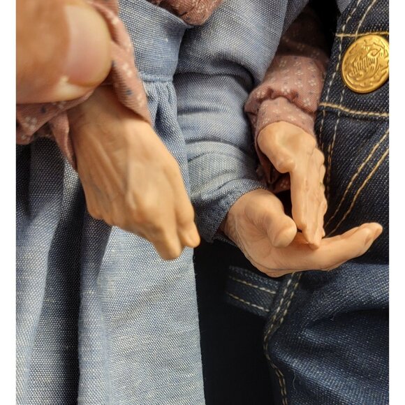 Antique Grandma and Grandpa Porcelain Dolls, 1995 - Picture 6 of 16